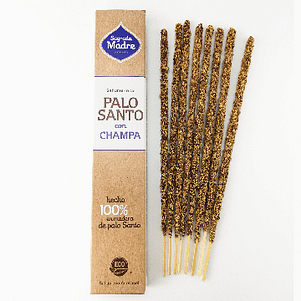 SAGRADA MADRE - PALO SANTO CON CHAMPA