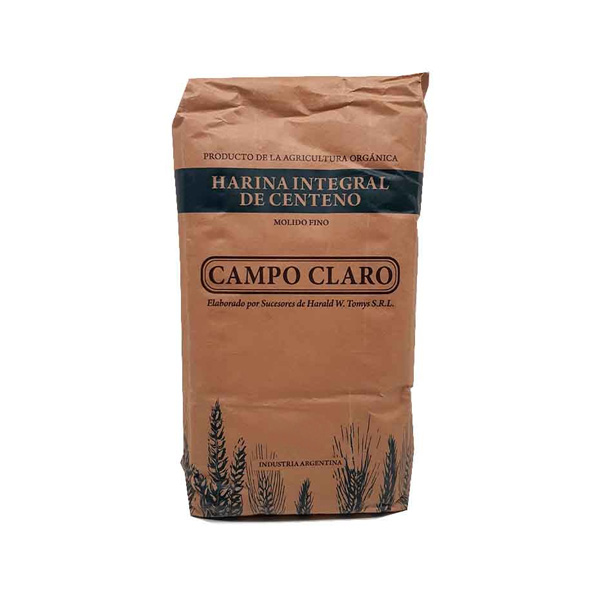 Harina De Centeno Integral OrgÁnica Campo Claro 500g Ananda Almacén Natural Online 0809