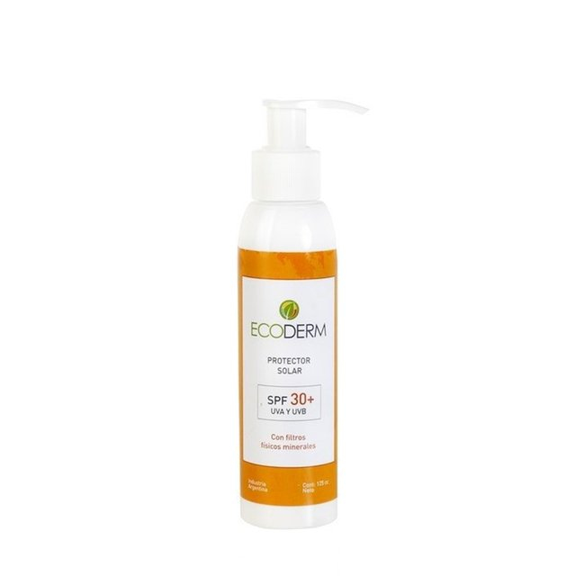 Protector Solar SPF 30 x 125ml – Ecoderm | Ananda Almacén Natural Online
